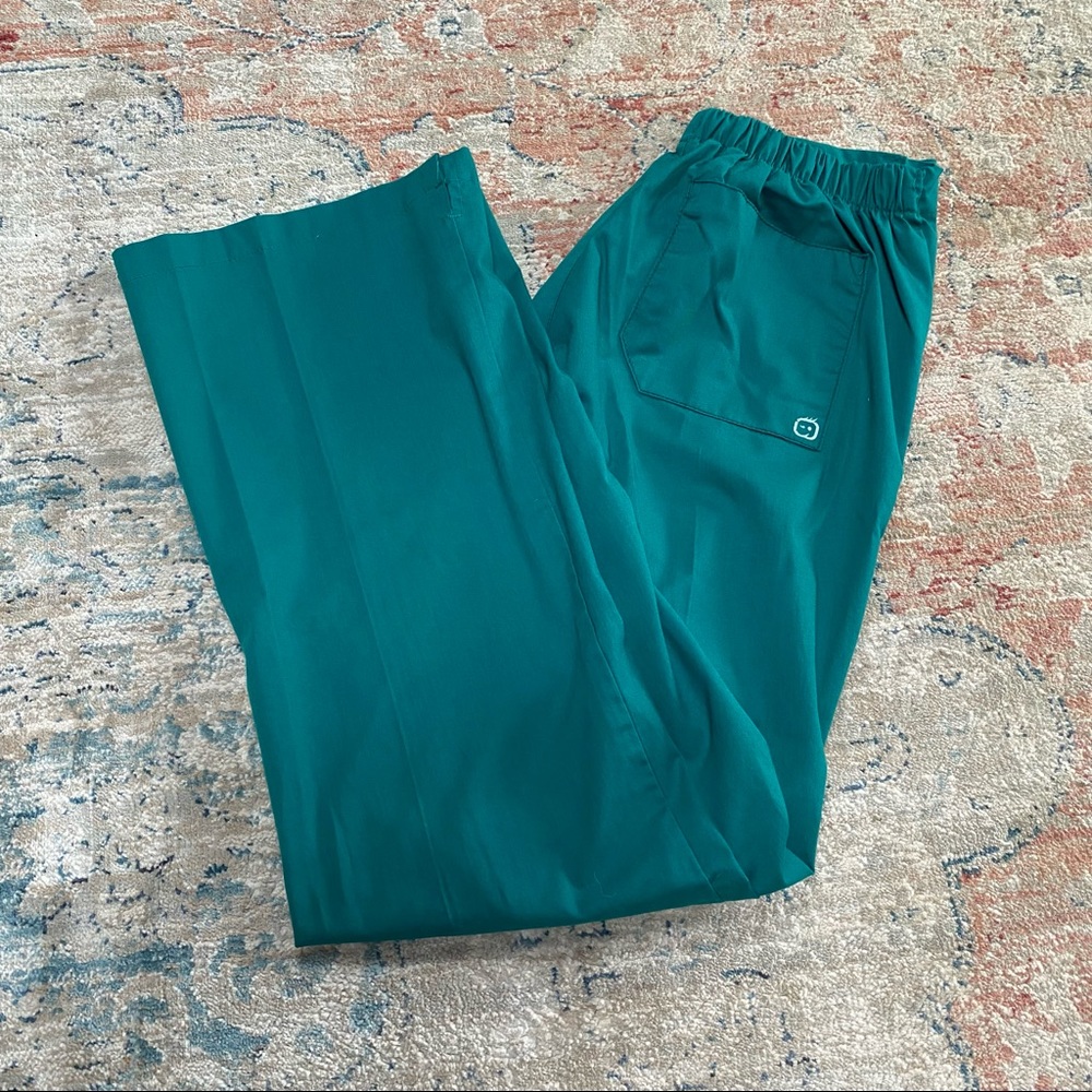 Forest Green Wonderwink Scrub Pants